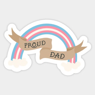 Proud Trans Dad Sticker